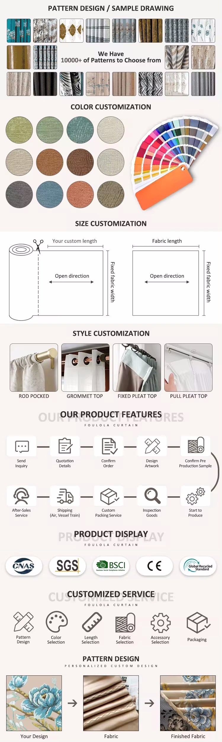 100% Polyester Microfiber Curtain Fabric BJ-6002